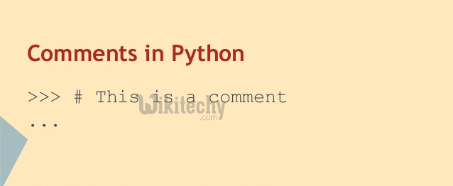  python comment